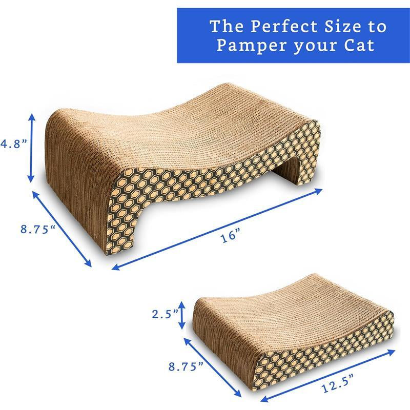 Ultimate 2-in-1 Cat Scratching Board Set - Protect Your Furniture & Keep Your Cat Happy!