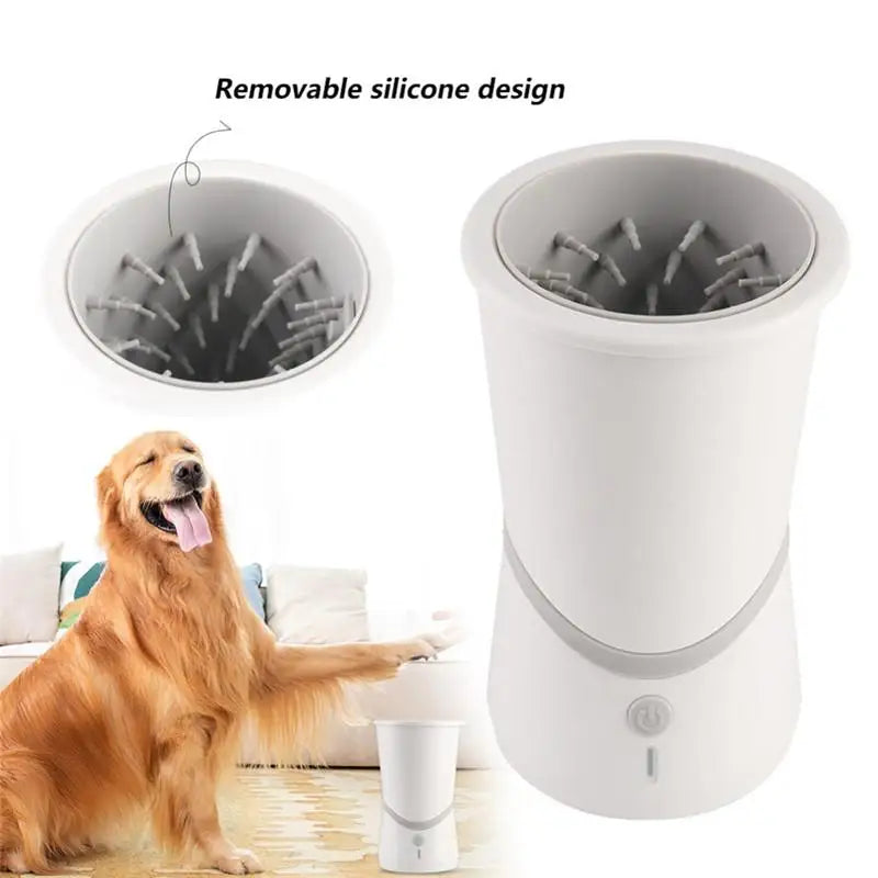 Portable Automatic Dog Paw Cleaner - Silicone Foot Washer Cup for Small & Medium Dogs