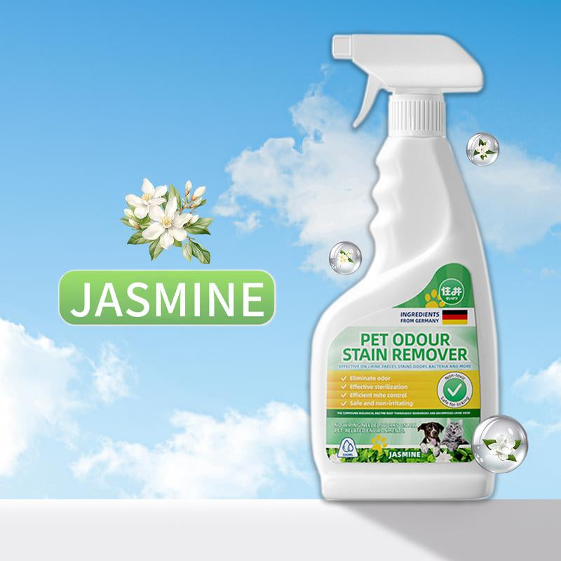 THUNDEREAL Pet Deodorizer - 500ml Jasmine & Peach Freshness, Instantly Eliminates Odor, Long-Lasting Home Freshness!