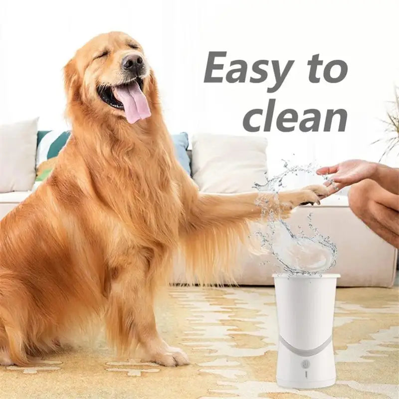 Portable Automatic Dog Paw Cleaner - Silicone Foot Washer Cup for Small & Medium Dogs