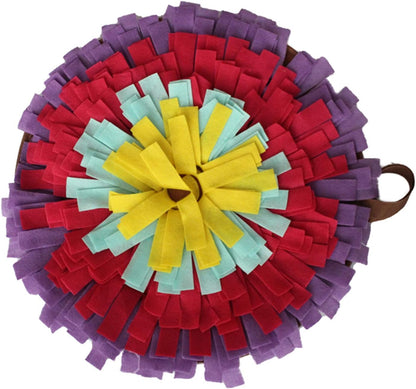 Interactive Snuffle Mat for Dogs - Puzzle Feeding Toy, Machine Washable, Perfect for Large & Small Pets (Purple)