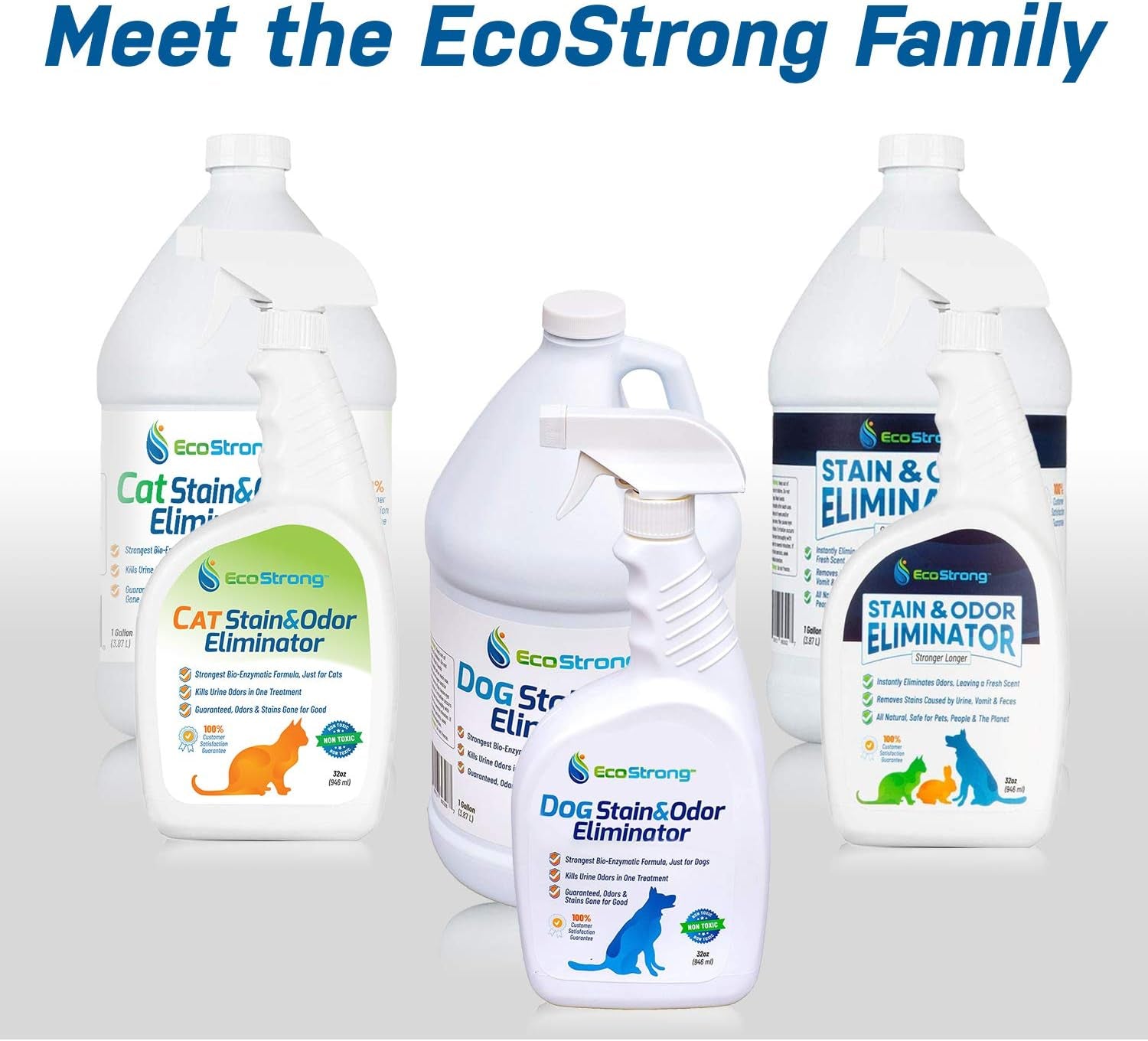 Ultimate Dog Stain & Odor Eliminator - Fast-Acting Enzyme Cleaner for Carpets, Furniture, and More (32oz Spray)