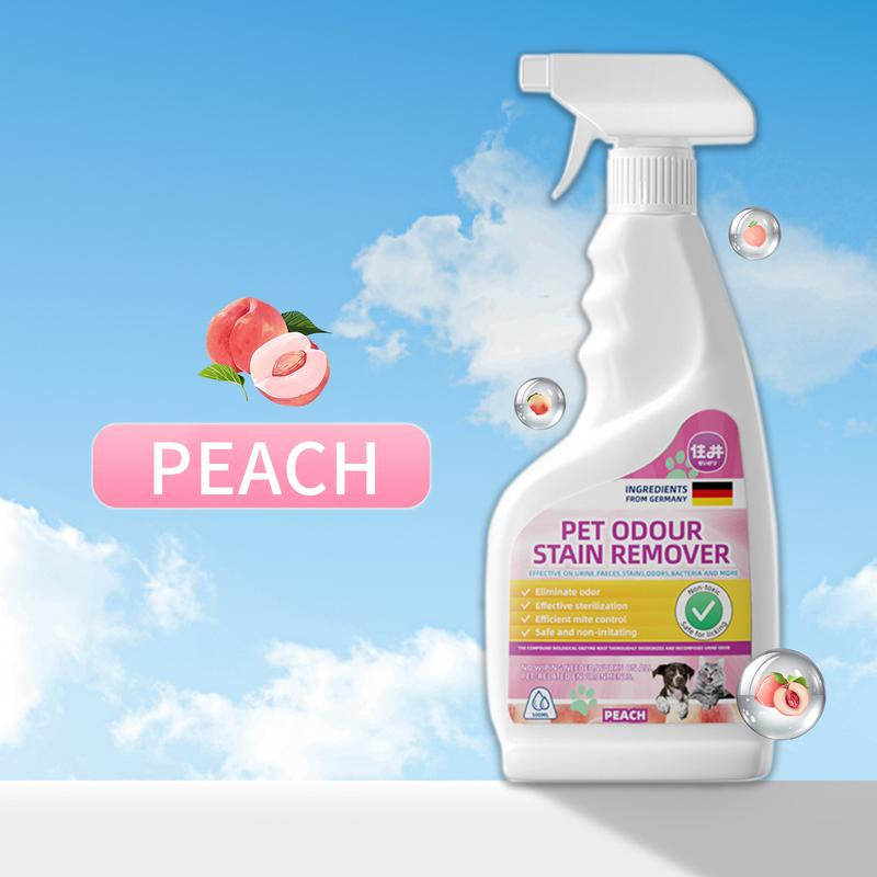 THUNDEREAL Pet Deodorizer - 500ml Jasmine & Peach Freshness, Instantly Eliminates Odor, Long-Lasting Home Freshness!