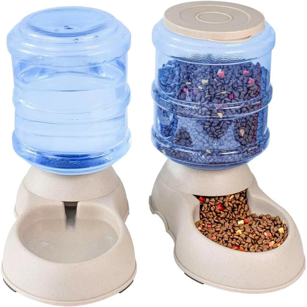 Automatic 3.75L Pet Feeder & Water Dispenser - Ideal for Cats, Dogs, and Puppies - Detachable Design for Easy Cleaning