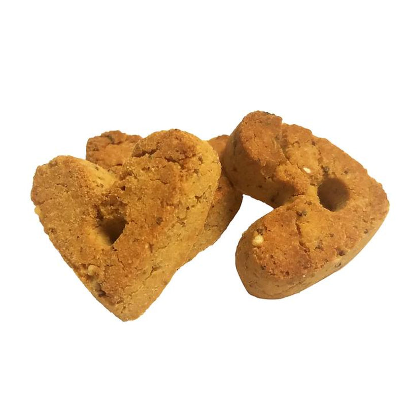 Cheddarful Heart Dog Treats - Irresistible Cheesy Goodness for Your Furry Friend!