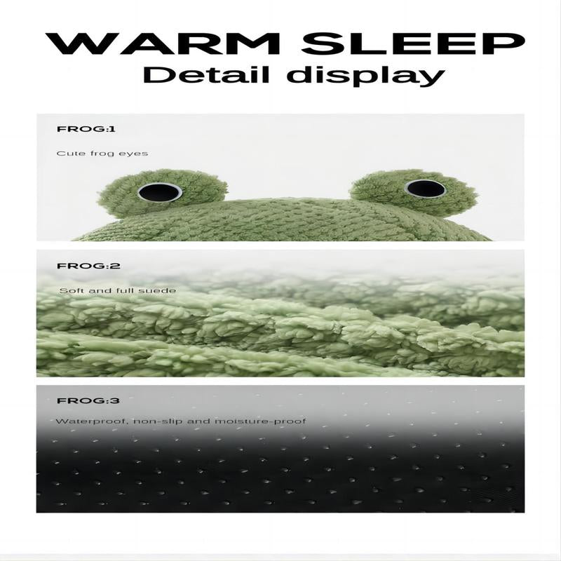 Adorable Frog Plush Pet Bed - Cozy Nest for Dogs & Cats of All Sizes