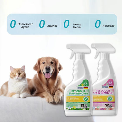 THUNDEREAL Pet Deodorizer - 500ml Jasmine & Peach Freshness, Instantly Eliminates Odor, Long-Lasting Home Freshness!