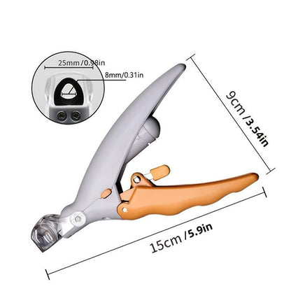 Illuminate Your Pet's Grooming: Portable Nail Clipper with Light for Dogs & Cats - Ultimate Nail Care Tool!